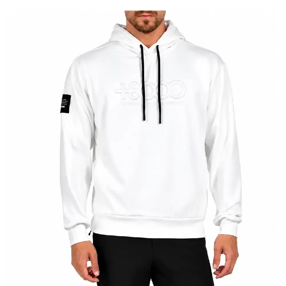 SUDADERA +8000 ABSOL CABALLERO BLANCO | OUTDOOR MONTAÑA TEJIDO TÉCNICO — color Blanco